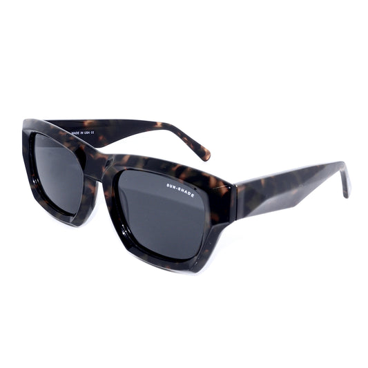 "NUEVO" ELM PRINT - POLARIZED BLACK